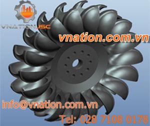 hydraulic turbine / Pelton / power plant