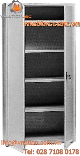 security cabinet / storage / floor-mounted / double-door