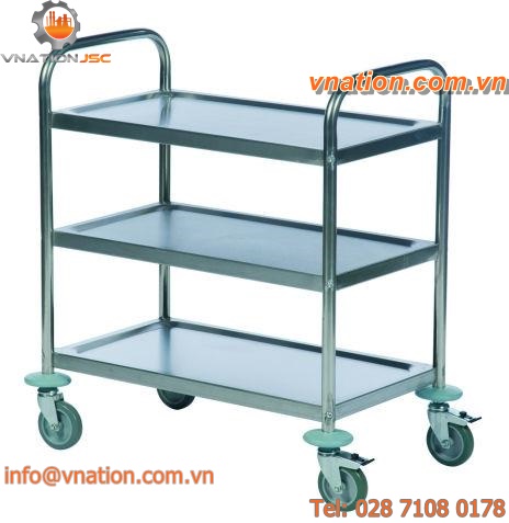 service cart / shelf / tool-holder / stainless steel