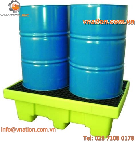 cubitainer containment bund / 2-drum / polyethylene / rigid