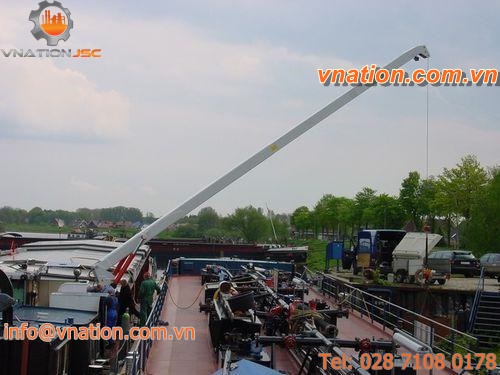 barge crane / boom / hydraulic