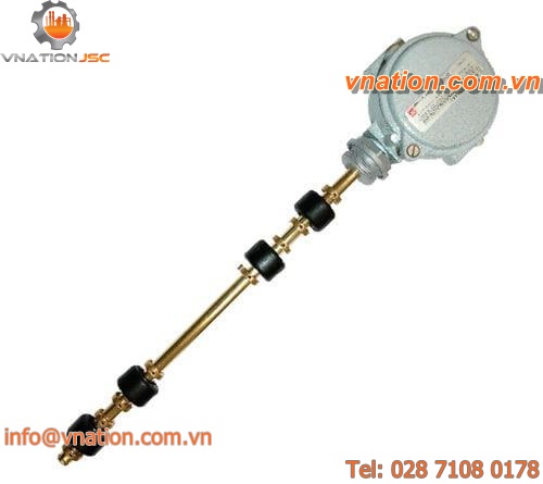 magnetic float level switch / for liquids / multi-point / vertical