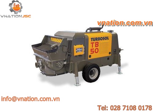 mixer truck-mounted concrete pump / trailer-mounted