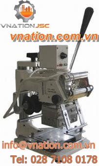 hot marking machine / bench-top / pneumatic / manual