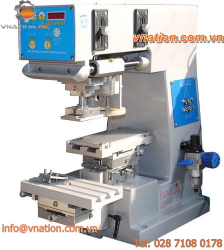 pad printing machine with closed ink cup / for the toy industry / for the cosmetics industry / desktop