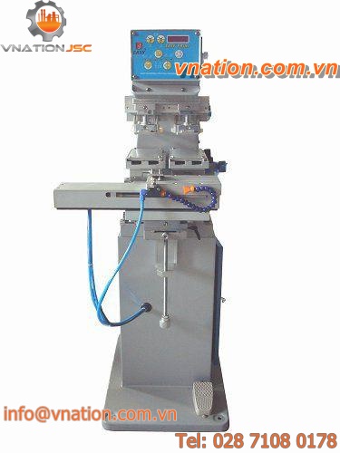 pad printing machine with closed ink cup / for the toy industry