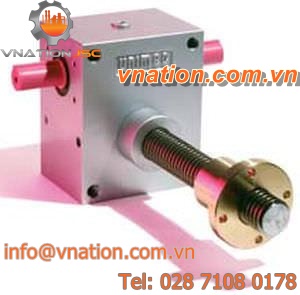 worm screw jack / stainless steel / rotating screw