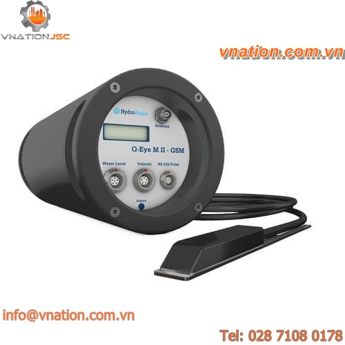 water flow meter / mobile / open-channel / wireless
