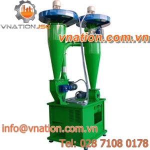 particle separator / for recycling / vertical