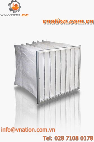 air filter / bag / low-pressure / dust