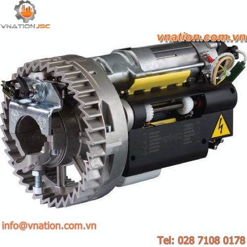 single-phase electric gearmotor / for roll-up doors