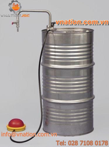 solvent pump / foot-operated / semi-submersible / explosion-proof