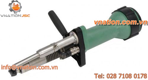 hand extruder with external air supply / for plastics welding