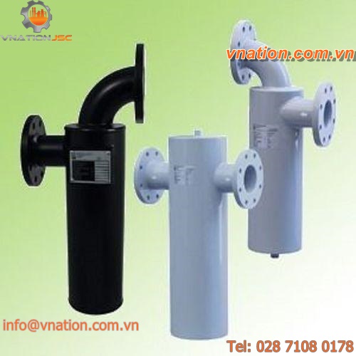 centrifugal separator / for water / for compressed air / for compressors