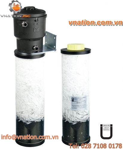centrifugal separator / for water / oil / for compressed air networks