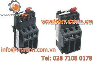 thermal protection relay / automatic reset / three-phase / contactor mount