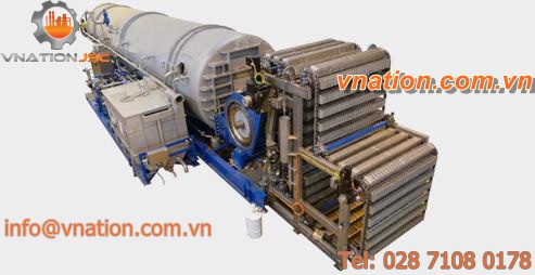 process sterilizer / steam / horizontal / automatic