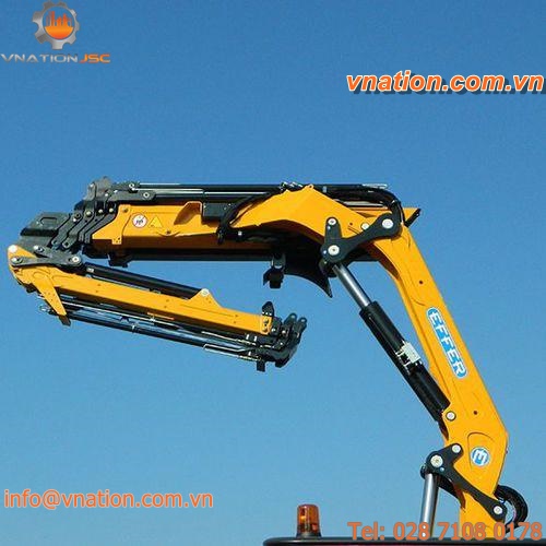 truck-mounted crane / folding / hydraulic / lifting
