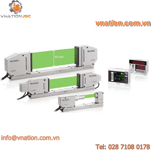 laser micrometer / digital / high-precision