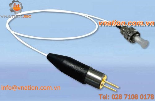 CW laser / fiber / multiple-wavelength / coaxial packaged