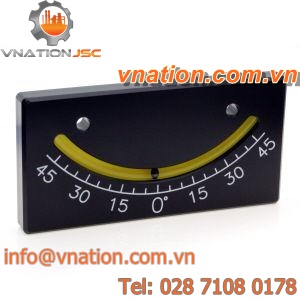 2-axis inclinometer / analog / backlit