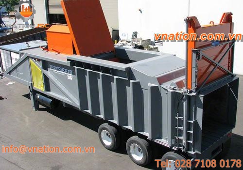 scrap waste compactor / mobile