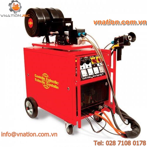 electric arc wire thermal spraying unit