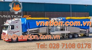 mobile concrete mixing plant / compact