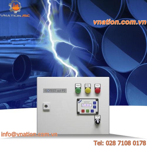 stationary in-line holiday detector
