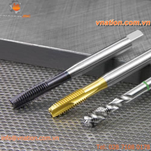 through-hole tap / HSS / for steel