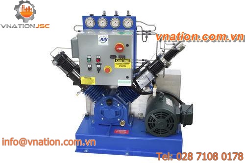 nitrogen compressor / for oxygen / piston / stationary