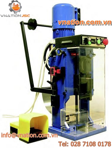 cable end sleeve crimping machine / semi-automatic