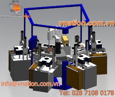 robotic loading cell / handling / pick-and-place / unloading