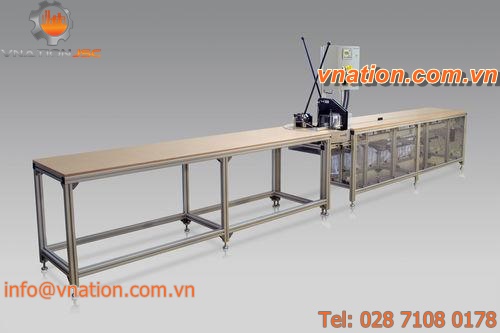 PLC-controlled cutting machine / knife / for DIN rail / for cable channels
