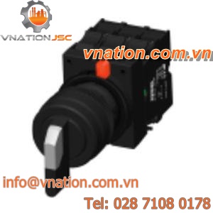 selector knob switch / IP20 / LED-illuminated / illuminated (green)