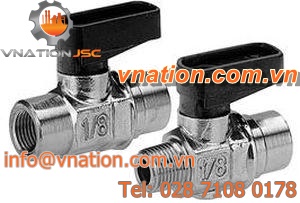 ball valve / manual / shut-off / for compressed air