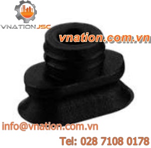flat vacuum suction cup / for gripping / for vacuum