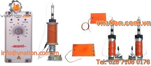 flat heating element / silicone / for hoppers