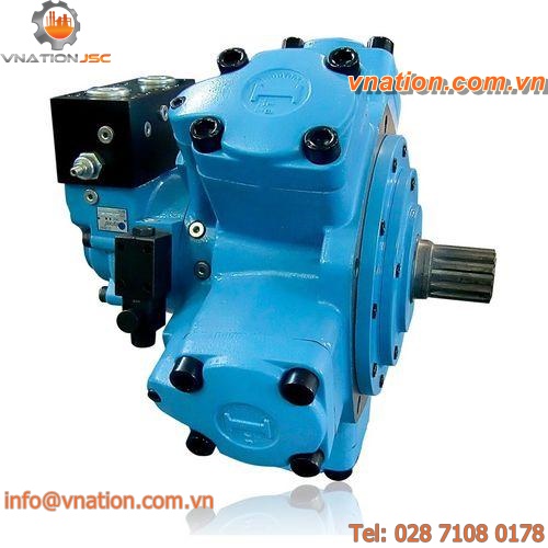radial piston hydraulic motor / double-displacement / two-speed