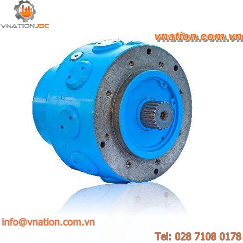 radial piston hydraulic motor / fixed-displacement / compact / double-displacement