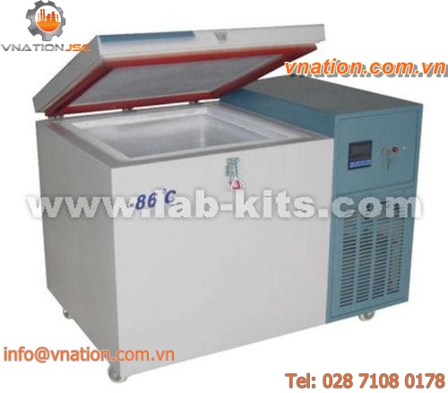 laboratory freezer / chest / ultra-low-temperature / vertical