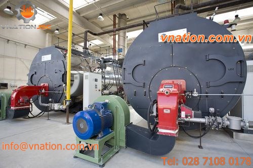 steam boiler / gas / fire tube / three-pass