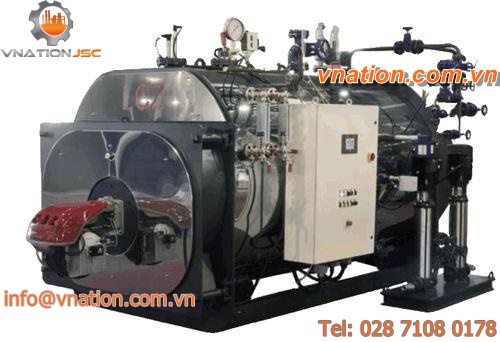 steam boiler / fire tube / three-pass