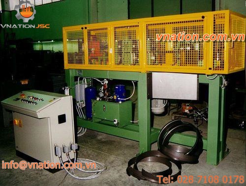 steel ring roll forming line / punching / for bending