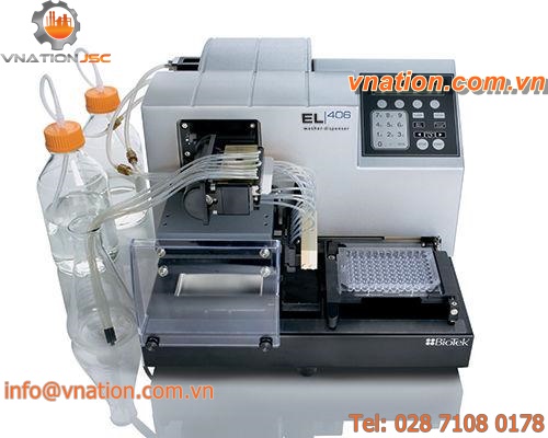 fluid dosing dispenser / volumetric / automatic / microplate