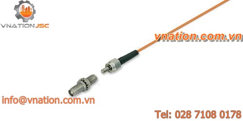 fiber optic connector / circular / FSMA
