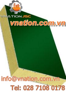 insulation panel / foam / aluminum / composite
