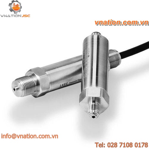 corrosion-resistant pressure transmitter / for refrigeration circuits / stainless steel