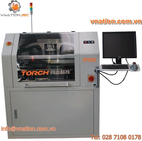automatic screen printing machine / one-color / high-accuracy