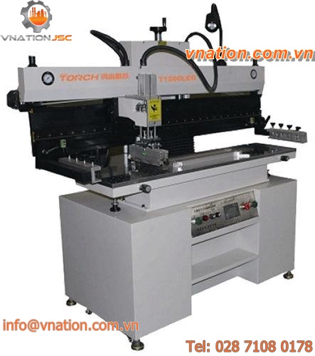 automatic screen printing machine / multi-color / one-color / for electronics